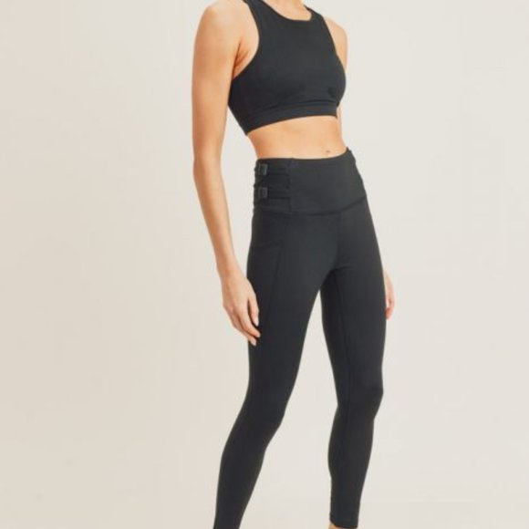 Harness Strap Highwaist Leggings - Picture 7 of 8